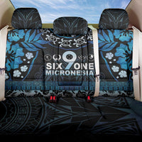 Micronesia FSM 691 Back Car Seat Cover Respect Culture LT05 One Size Blue - Polynesian Pride