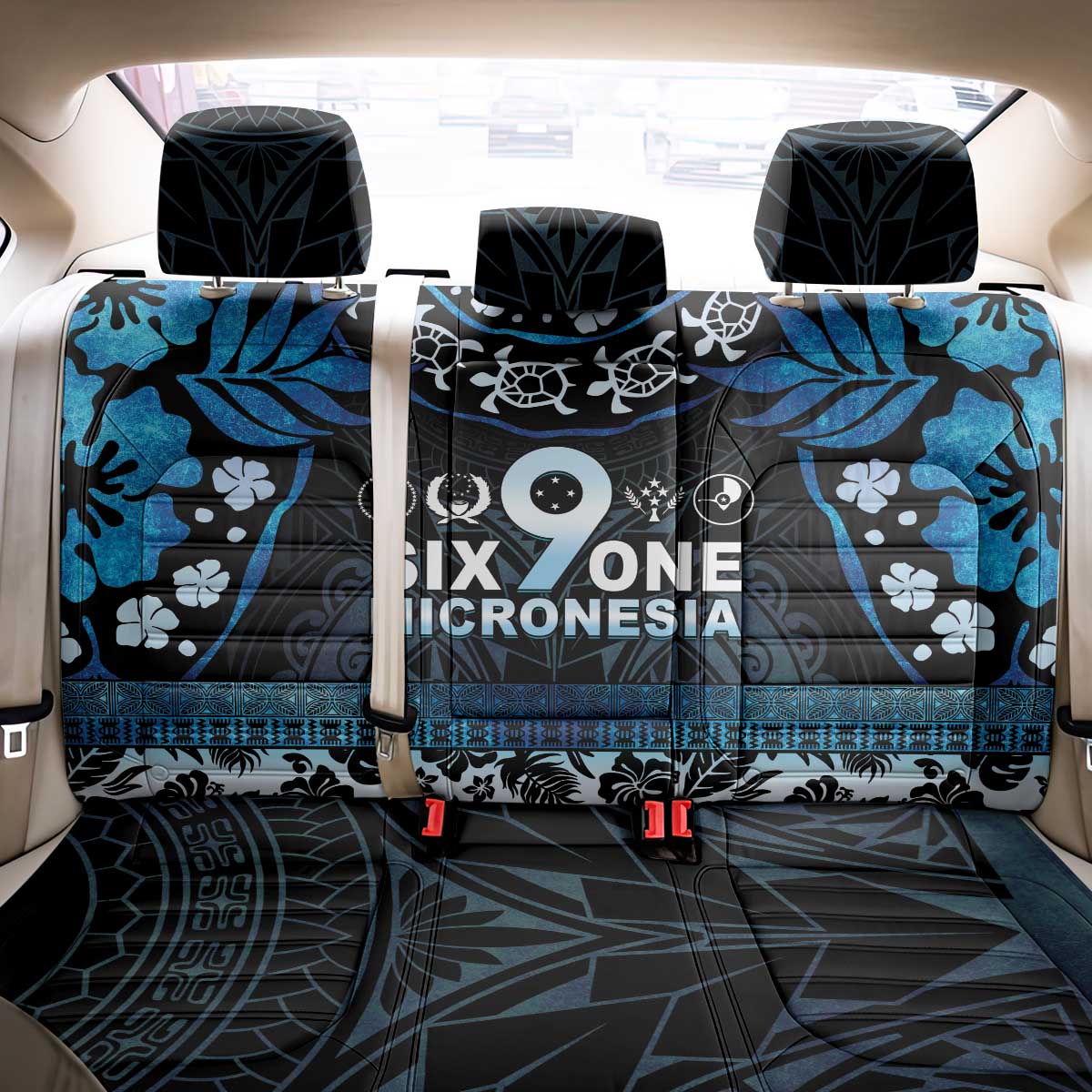 Micronesia FSM 691 Back Car Seat Cover Respect Culture LT05 - Polynesian Pride