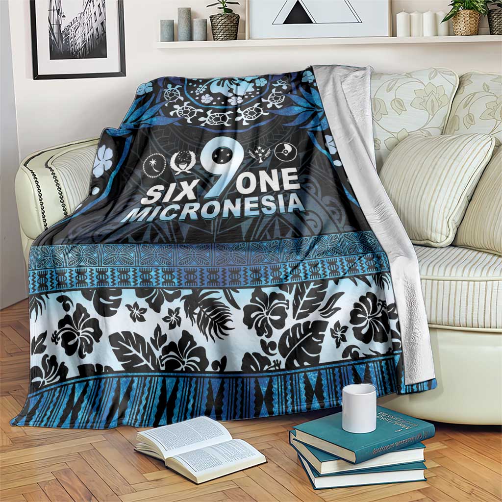 Micronesia FSM 691 Blanket Respect Culture LT05 Blue - Polynesian Pride