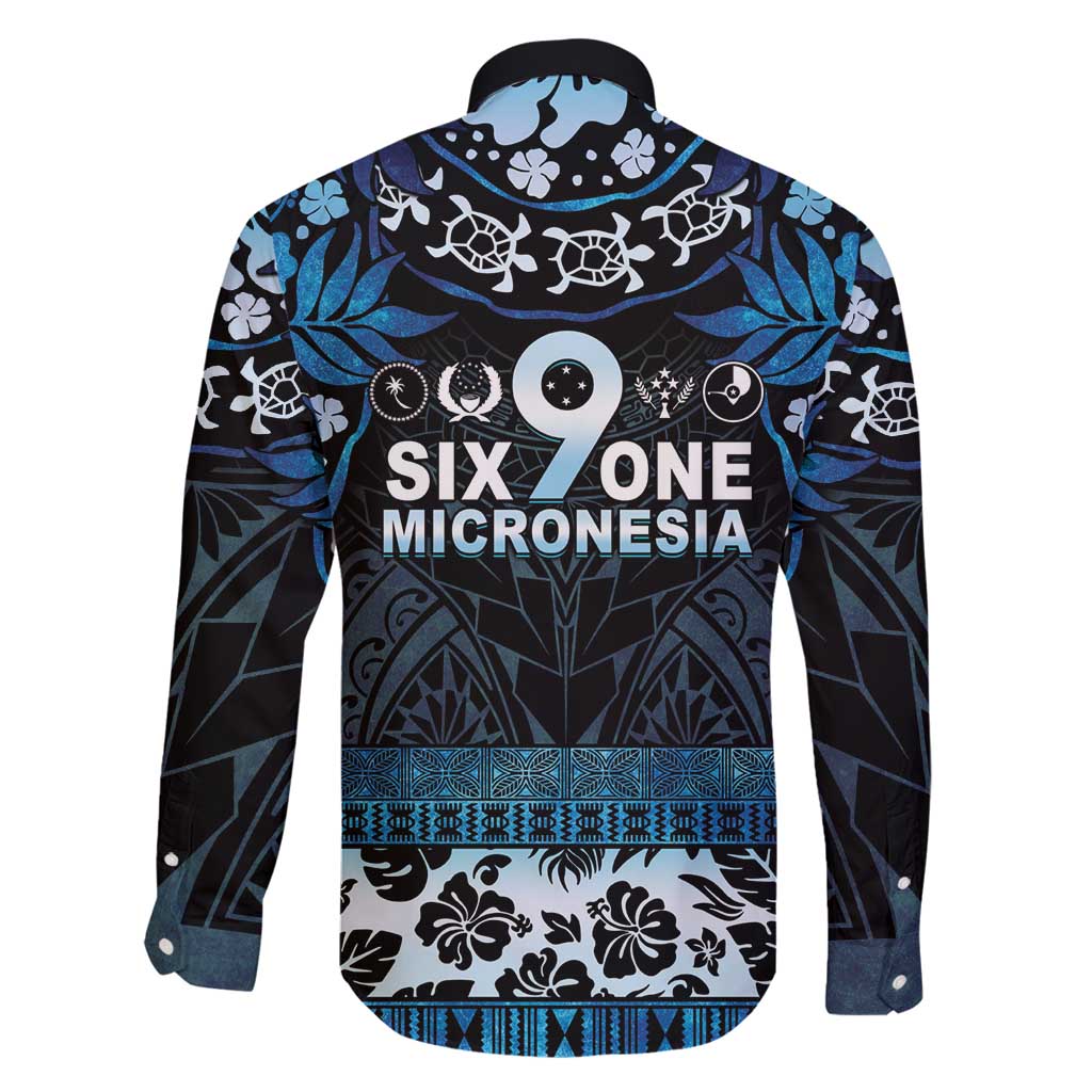 Micronesia FSM 691 Family Matching Long Sleeve Bodycon Dress and Hawaiian Shirt Respect Culture