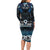 Micronesia FSM 691 Family Matching Long Sleeve Bodycon Dress and Hawaiian Shirt Respect Culture