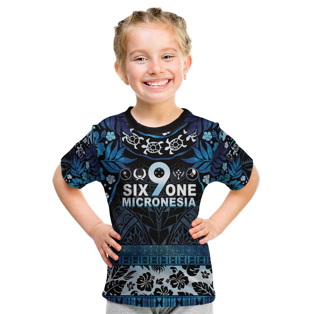 Micronesia FSM 691 Kid T Shirt Respect Culture LT05 Blue - Polynesian Pride