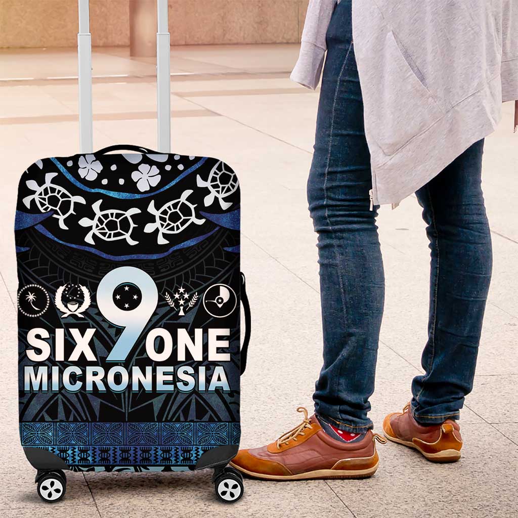 Micronesia FSM 691 Luggage Cover Respect Culture LT05 Blue - Polynesian Pride