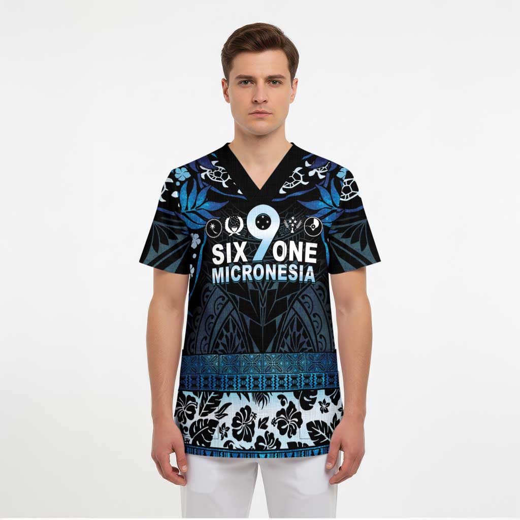 Micronesia FSM 691 Scrub Top Respect Culture - Polynesian Pride