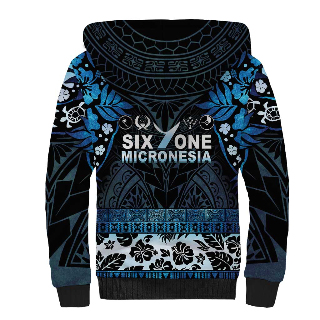 Micronesia FSM 691 Sherpa Hoodie Respect Culture