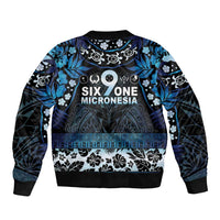 Micronesia FSM 691 Sleeve Zip Bomber Jacket Respect Culture LT05 - Polynesian Pride