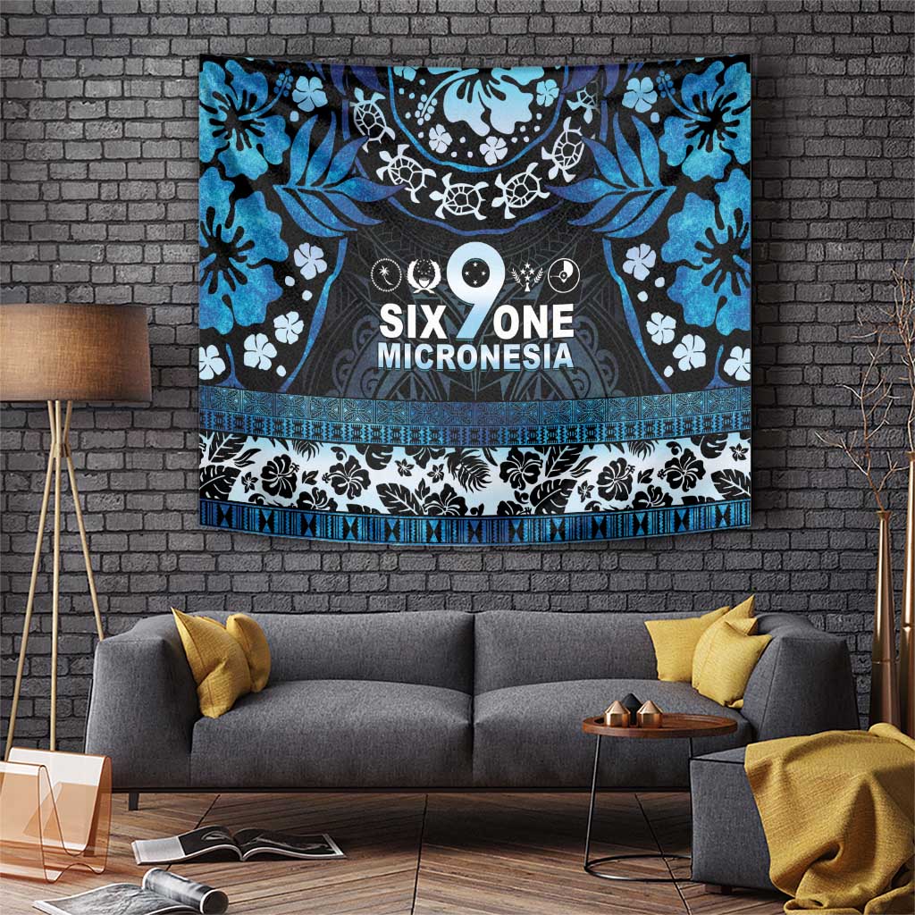 Micronesia FSM 691 Tapestry Respect Culture LT05 Blue - Polynesian Pride