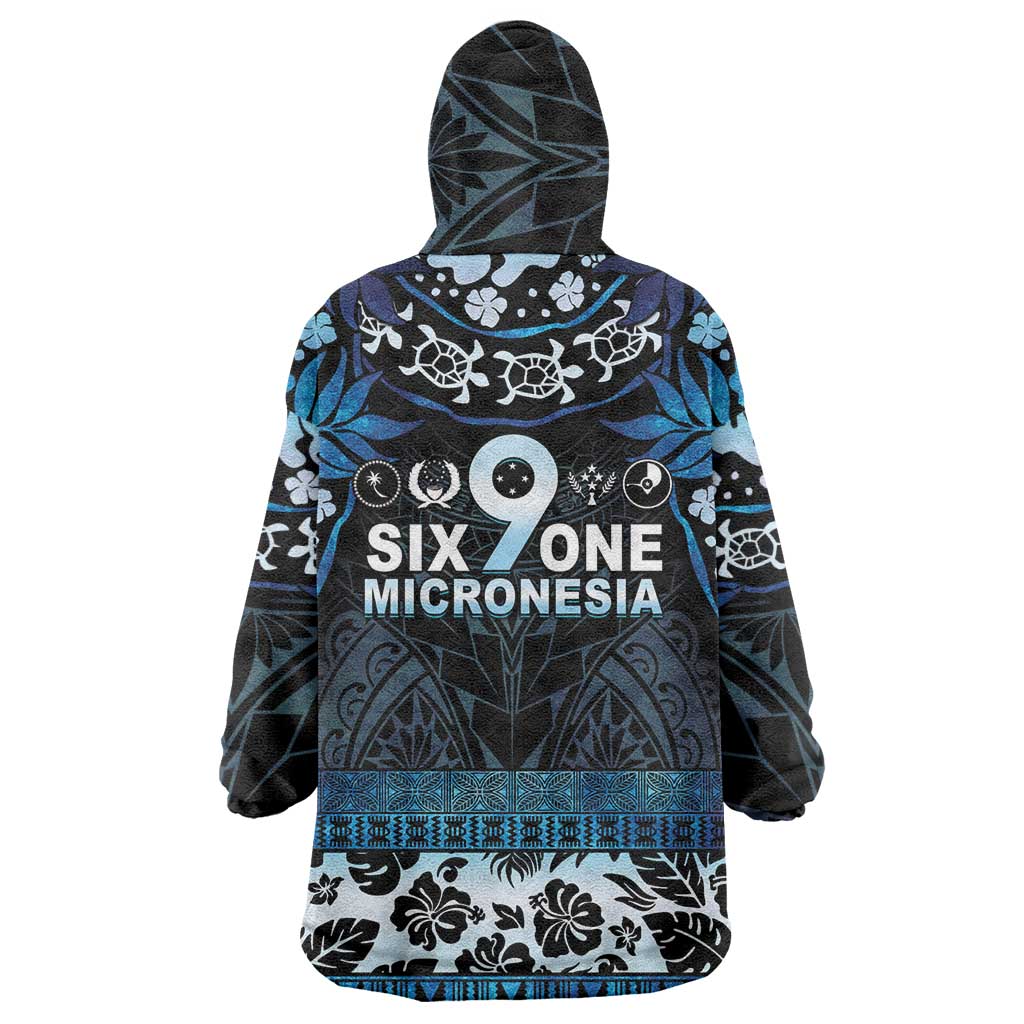 Micronesia FSM 691 Wearable Blanket Hoodie Respect Culture