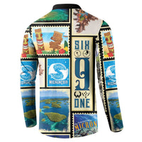 FSM Micronesia Culture Button Sweatshirt