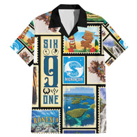FSM Micronesia Culture Family Matching Mermaid Dress and Hawaiian Shirt