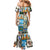 FSM Micronesia Culture Family Matching Mermaid Dress and Hawaiian Shirt