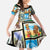 FSM Micronesia Culture Family Matching Summer Maxi Dress and Hawaiian Shirt