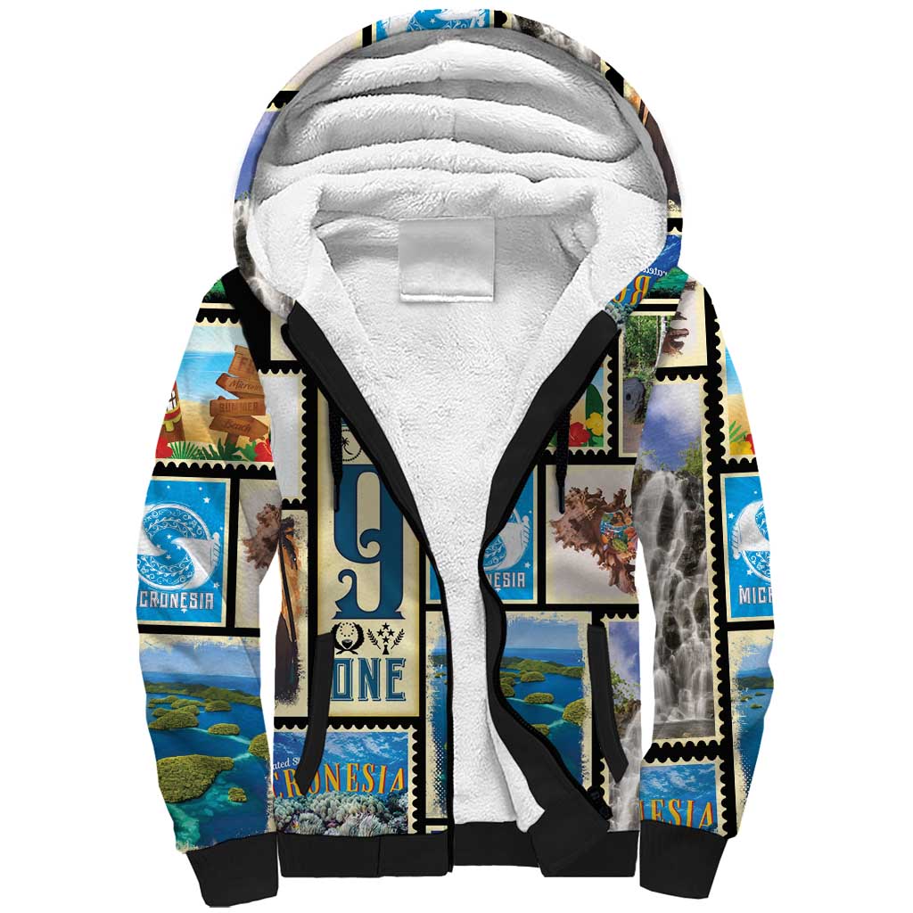 FSM Micronesia Culture Sherpa Hoodie LT05 Unisex Colorful - Polynesian Pride