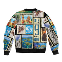 FSM Micronesia Culture Sleeve Zip Bomber Jacket LT05 - Polynesian Pride