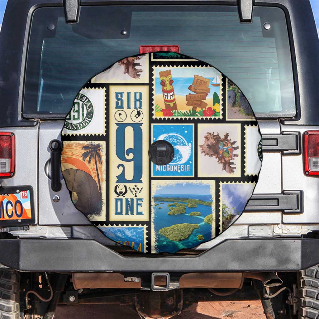 FSM Micronesia Culture Spare Tire Cover LT05 Colorful - Polynesian Pride