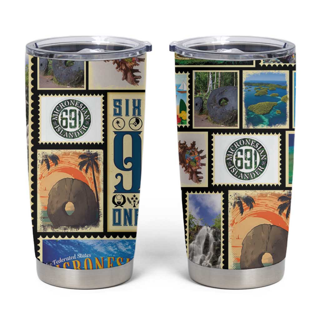 FSM Micronesia Culture Tumbler Cup LT05 Colorful - Polynesian Pride