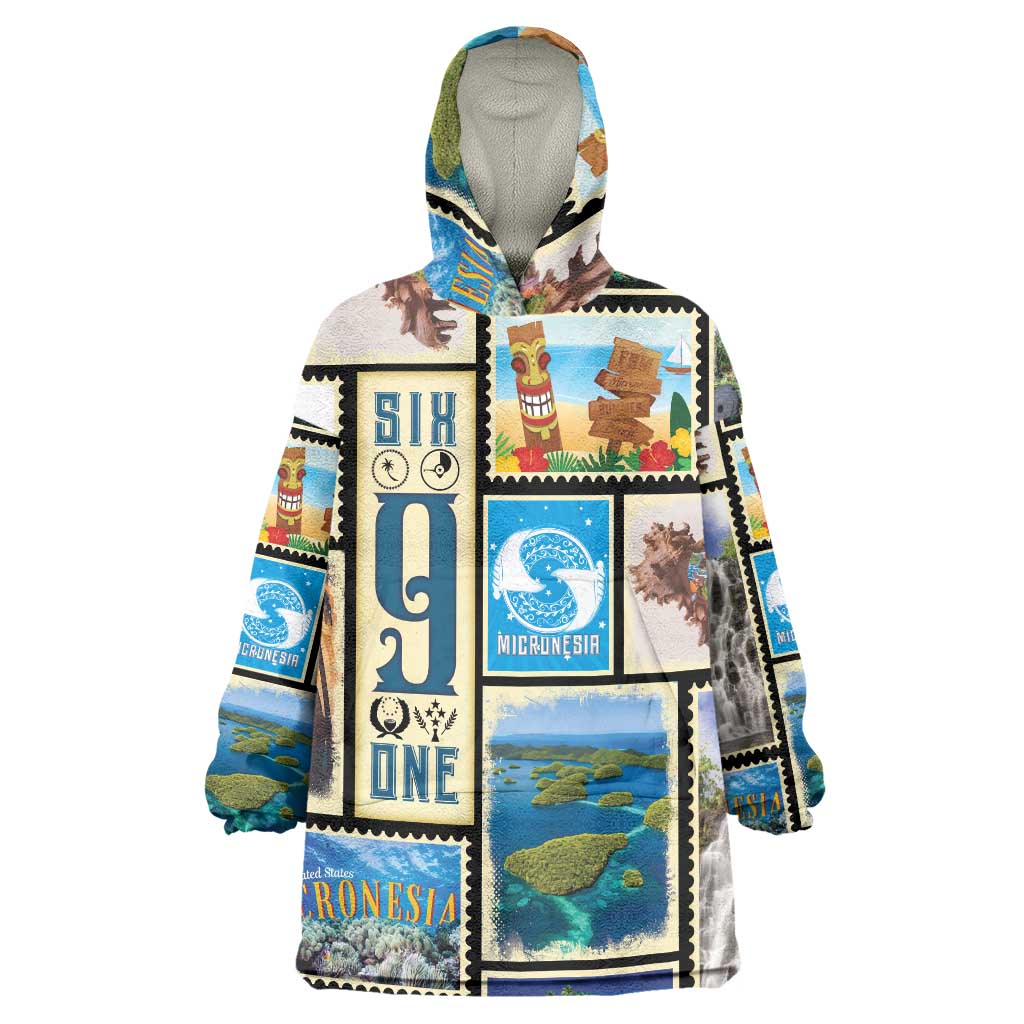 FSM Micronesia Culture Wearable Blanket Hoodie LT05 One Size Colorful - Polynesian Pride