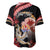 Personalised French Polynesia Victory Day Baseball Jersey Polynesian Pattern Plumeria