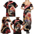 Personalised French Polynesia Victory Day Family Matching Summer Maxi Dress and Hawaiian Shirt Polynesian Pattern Plumeria