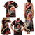 Personalised French Polynesia Victory Day Family Matching Tank Maxi Dress and Hawaiian Shirt Polynesian Pattern Plumeria