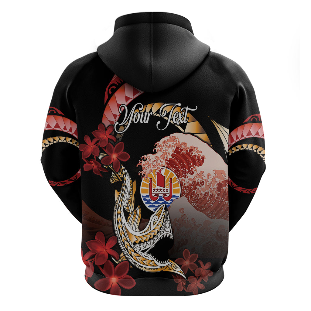 Personalised French Polynesia Victory Day Hoodie Polynesian Pattern Plumeria LT05 - Polynesian Pride