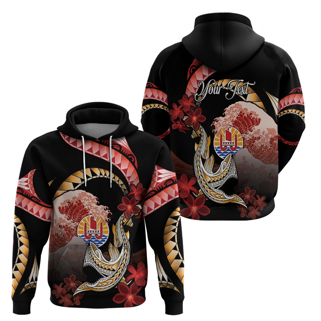 Personalised French Polynesia Victory Day Hoodie Polynesian Pattern Plumeria LT05 - Polynesian Pride