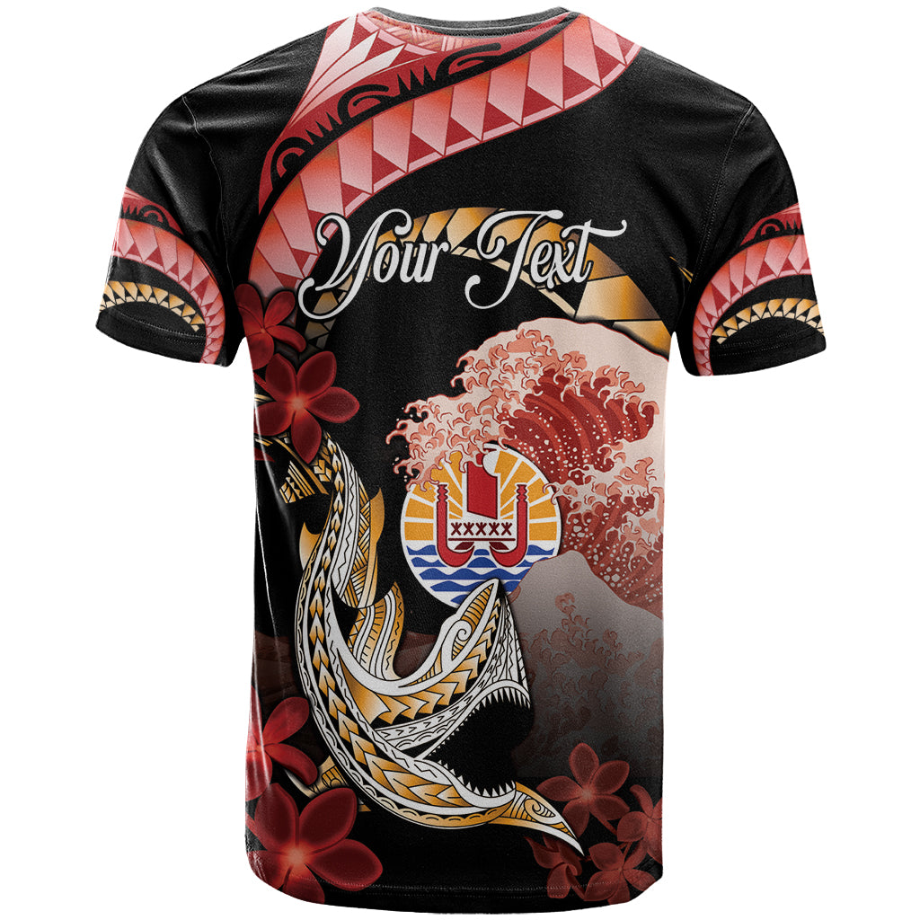 Personalised French Polynesia Victory Day T Shirt Polynesian Pattern Plumeria LT05 - Polynesian Pride