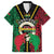 Vanuatu 45th Independence Day Family Matching Short Sleeve Bodycon Dress and Hawaiian Shirt Long God Yumi Stanap Wild Boar LT05