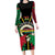 Vanuatu 45th Independence Day Long Sleeve Bodycon Dress Long God Yumi Stanap Wild Boar LT05