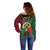 Vanuatu 45th Independence Day Off Shoulder Sweater Long God Yumi Stanap Wild Boar LT05