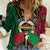 Vanuatu 45th Independence Day Women Casual Shirt Long God Yumi Stanap Wild Boar LT05