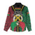 Vanuatu 45th Independence Day Women Casual Shirt Long God Yumi Stanap Wild Boar LT05