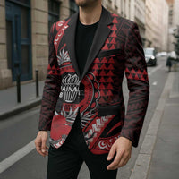 Personalized Hawaii Lahainaluna High School Blazer Tribal Tattoo With Hibiscus Flowers LT05 - Polynesian Pride