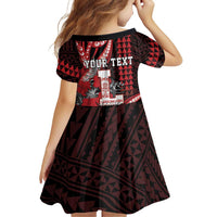 Personalized Hawaii Lahainaluna High School Family Matching Long Sleeve Bodycon Dress and Hawaiian Shirt Tribal Tattoo With Hibiscus Flowers LT05 - Polynesian Pride