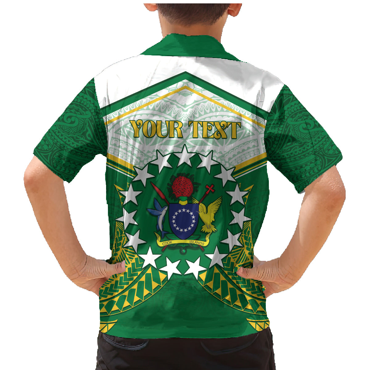 Personalised Cook Islands Ra o te Ui Ariki Family Matching Mermaid Dress and Hawaiian Shirt Polynesian Pattern