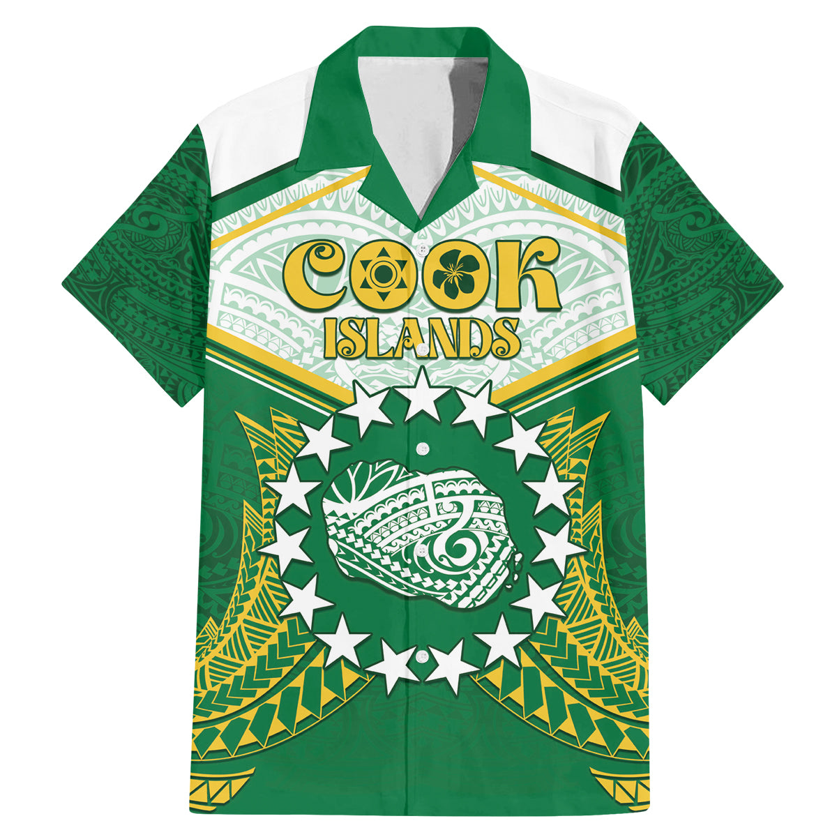 Personalised Cook Islands Ra o te Ui Ariki Family Matching Mermaid Dress and Hawaiian Shirt Polynesian Pattern