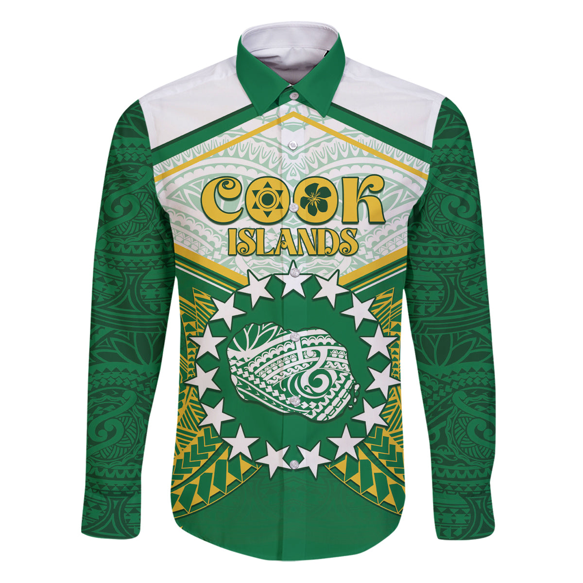 Personalised Cook Islands Ra o te Ui Ariki Family Matching Puletasi and Hawaiian Shirt Polynesian Pattern