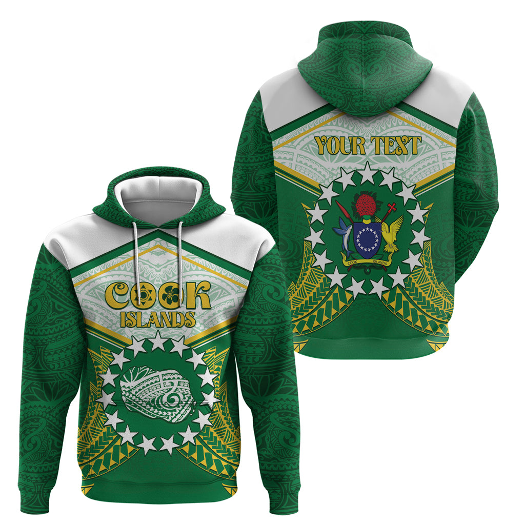 Personalised Cook Islands Ra o te Ui Ariki Hoodie Polynesian Pattern