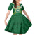 Personalised Cook Islands Ra o te Ui Ariki Kid Short Sleeve Dress Polynesian Pattern