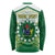 Personalised Cook Islands Ra o te Ui Ariki Long Sleeve Shirt Polynesian Pattern