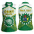 Personalised Cook Islands Ra o te Ui Ariki Women Sleeveless Polo Shirt Polynesian Pattern