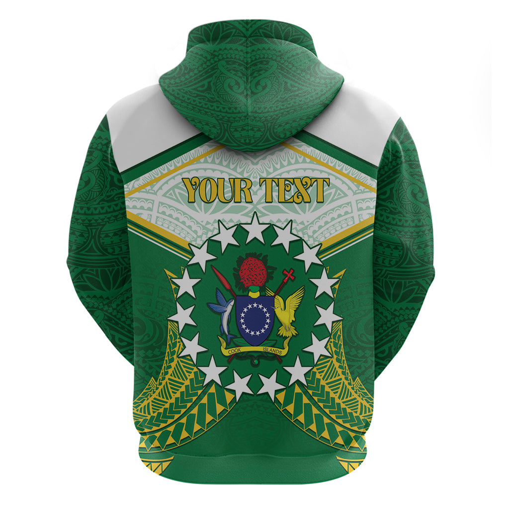 Personalised Cook Islands Ra o te Ui Ariki Zip Hoodie Polynesian Pattern