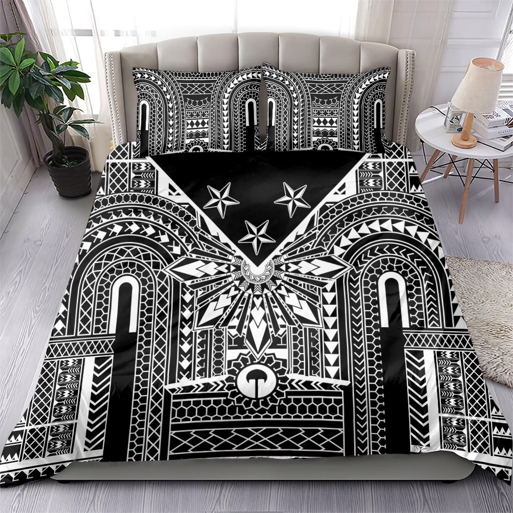 Black Philippines Sun Star Bedding Set Igorot Tribal Inspiration LT05 - Polynesian Pride