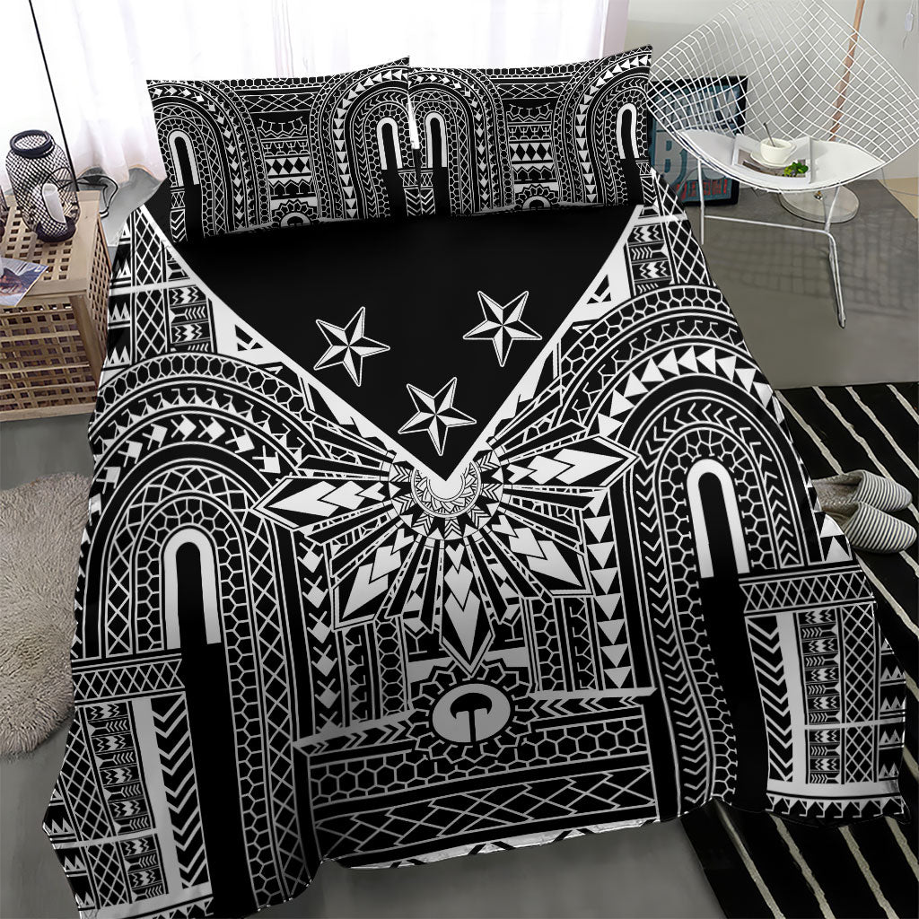 Black Philippines Sun Star Bedding Set Igorot Tribal Inspiration LT05 - Polynesian Pride