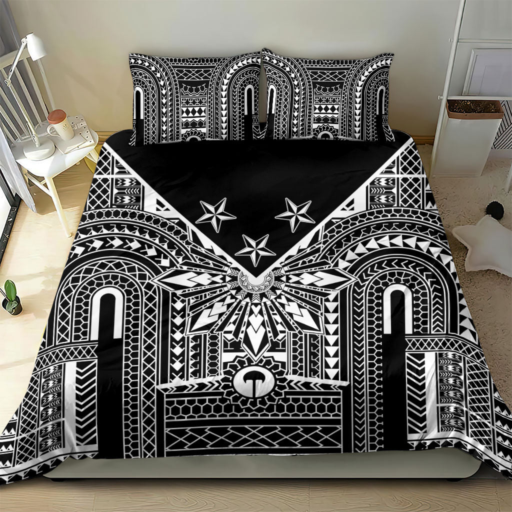 Black Philippines Sun Star Bedding Set Igorot Tribal Inspiration LT05 - Polynesian Pride