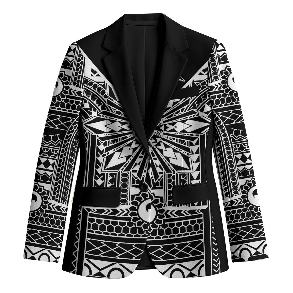 Black Philippines Sun Star Blazer Igorot Tribal Inspiration LT05 Unisex Black - Polynesian Pride