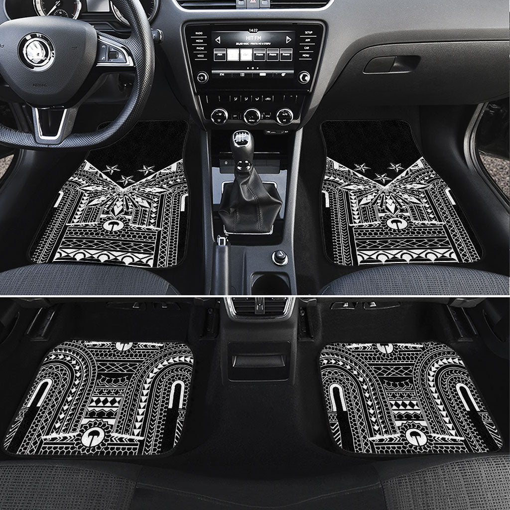 Black Philippines Sun Star Car Mats Igorot Tribal Inspiration