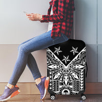Black Philippines Sun Star Luggage Cover Igorot Tribal Inspiration LT05 - Polynesian Pride