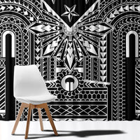 Black Philippines Sun Star Window Curtain Igorot Tribal Inspiration LT05 - Polynesian Pride