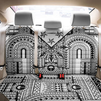 White Philippines Sun Star Back Car Seat Cover Igorot Tribal Inspiration LT05 - Polynesian Pride